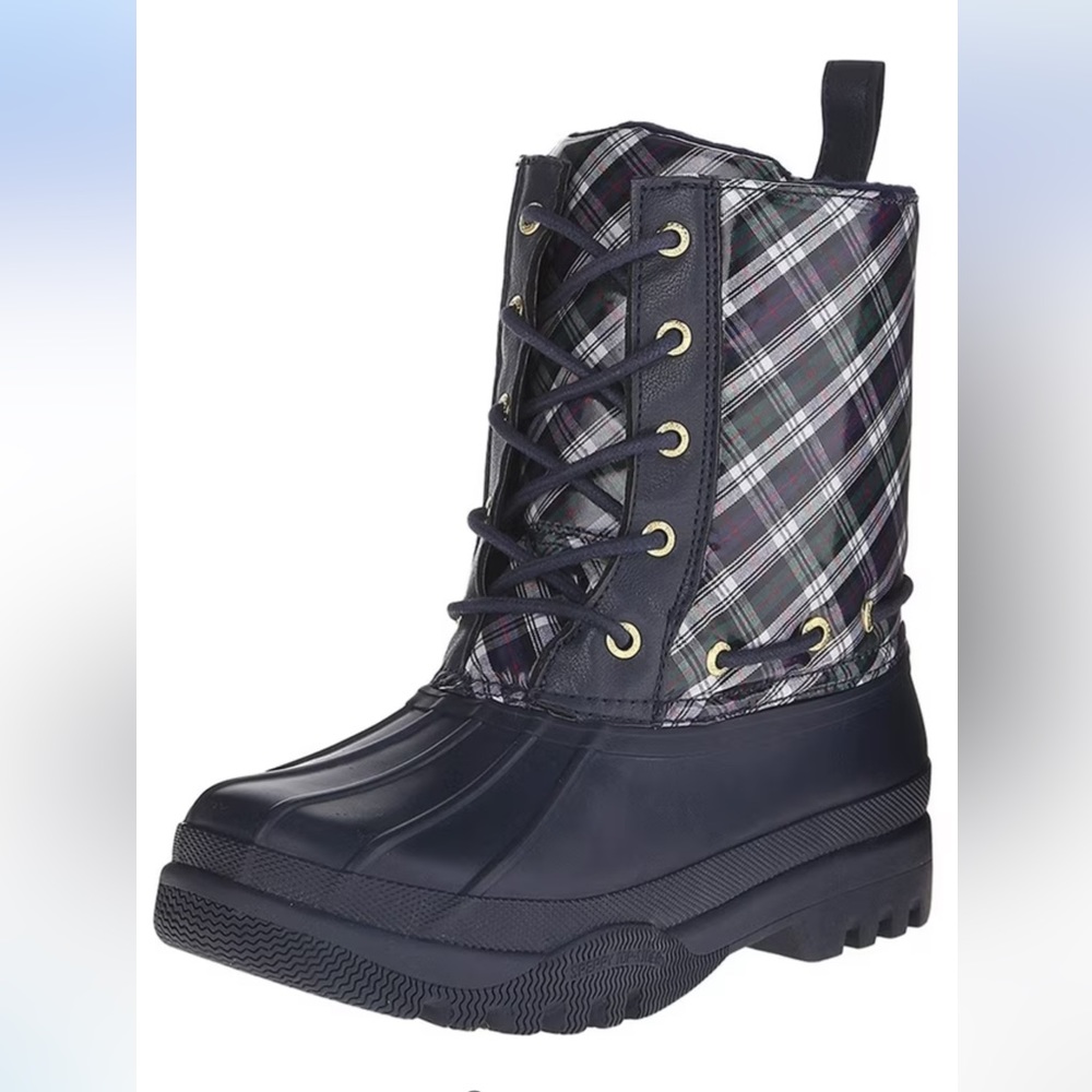 Sperry Top-Sider Women's Gosling Navy Waterproof Rubber Boot. Sz 8